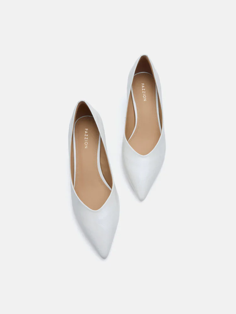 Claudia Embossed Pointed Toe Heels - Image 6